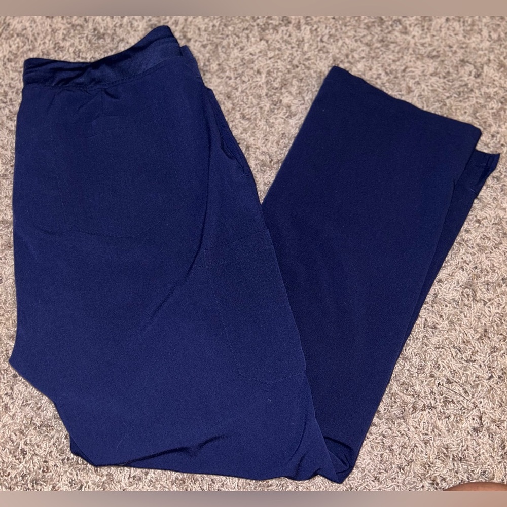Women’s Mandala Navy Blue Scrub Pants Size XLT